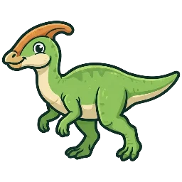 Cartoon of Qianjiangsaurus