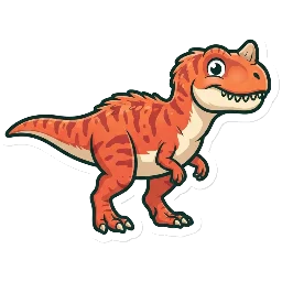 Rajasaurus, joonistatud