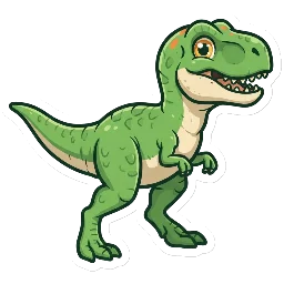 Cartoon of Raptorex