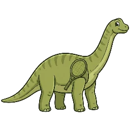 Cartoon of Rayososaurus
