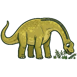 Cartoon of Sarmientosaurus