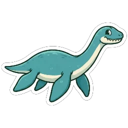 Cartoon of Seeleyosaurus