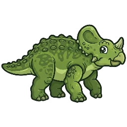 Cartoon of Serendipaceratops