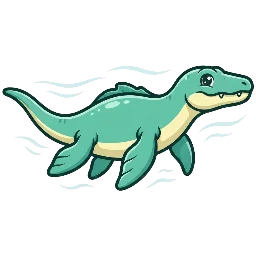 Cartoon of Serpianosaurus