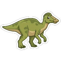 Cartoon of Shantungosaurus