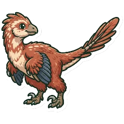 Cartoon of Similicaudipteryx