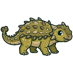 Cartoon of Sinankylosaurus