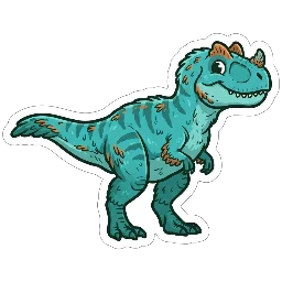Cartoon of Sinotyrannus