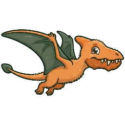 Cartoon of Tendaguripterus
