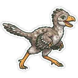 Cartoon of Tianyuornis