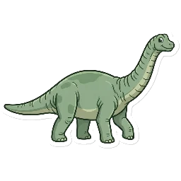 Cartoon of Tienshanosaurus