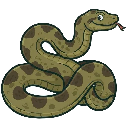 Titanoboa, joonistatud