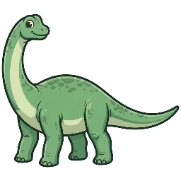 Cartoon of Titanosaurus