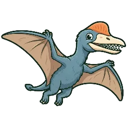 Cartoon of Tropeognathus