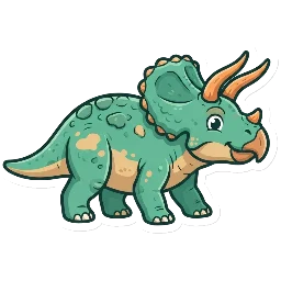 Cartoon of Turanoceratops