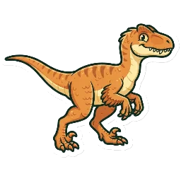 Cartoon of Velocisaurus