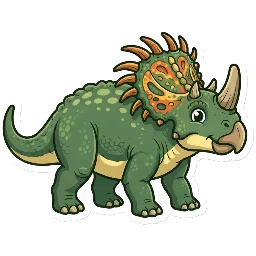 Cartoon of Wendiceratops
