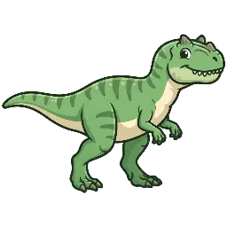 Cartoon of Yangchuanosaurus