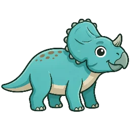 Cartoon of Yehuecauhceratops