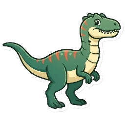 Cartoon of Yuanmouraptor