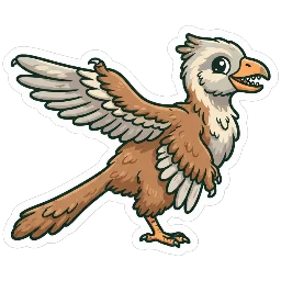 Cartoon of Yumenornis