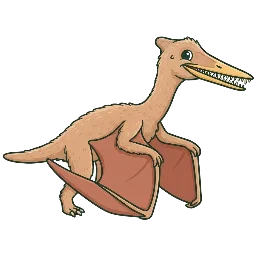 Cartoon of Zhenyuanopterus