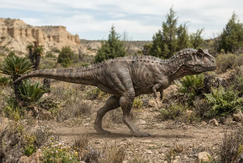 AI-made picture of Abelisaurus