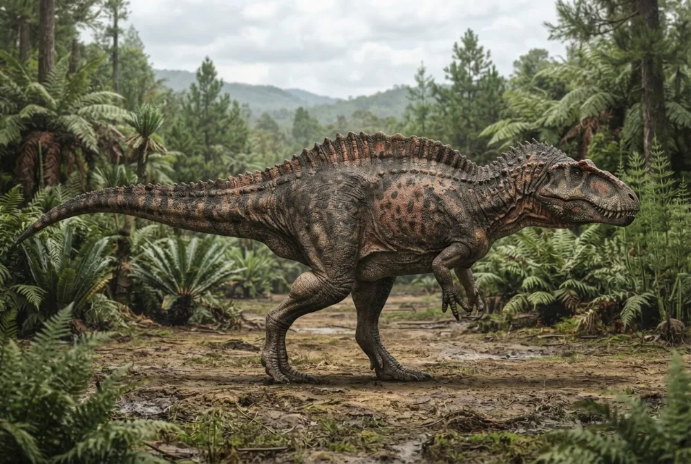 AI-made picture of Acrocanthosaurus