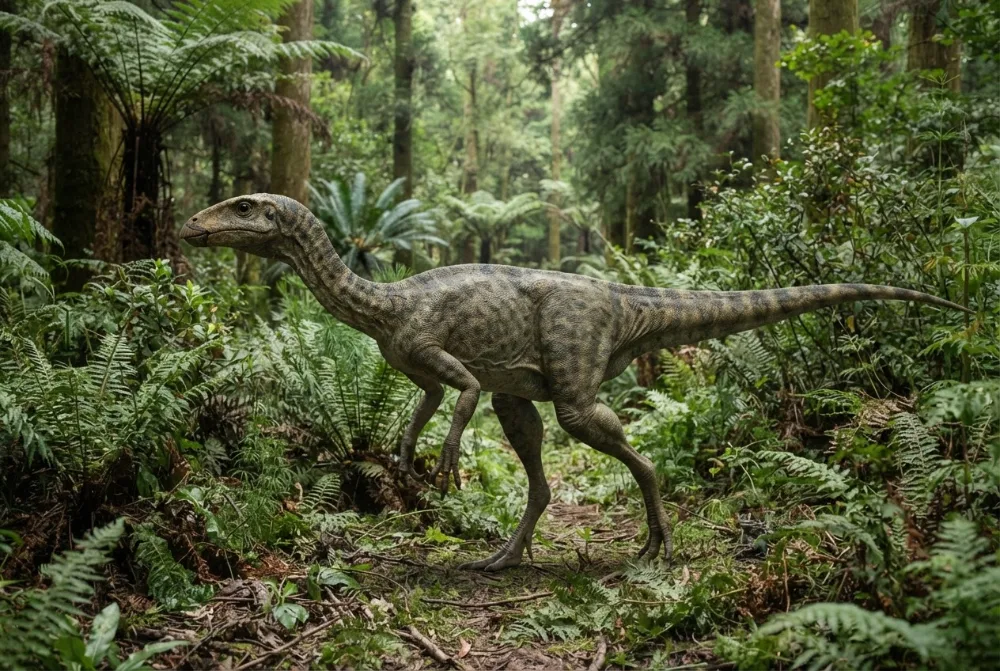 Agilisaurus, tehisaru joonistatud