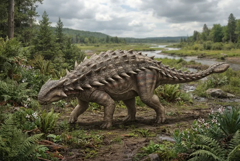Ahshislepelta, tehisaru joonistatud