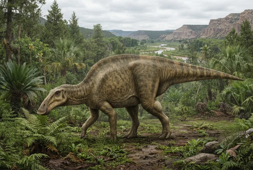 AI-made picture of Ahshislesaurus