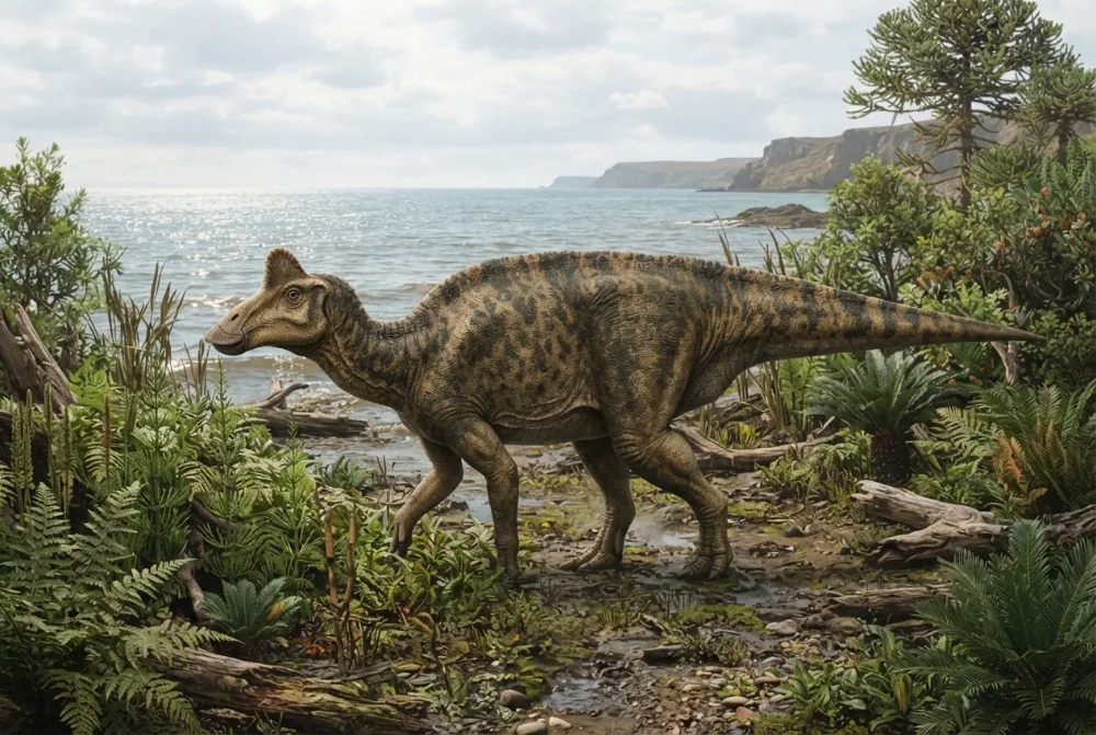 Ajnabia, tehisaru joonistatud