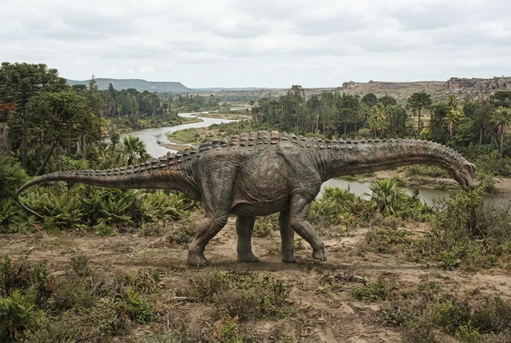 AI-made picture of Alamosaurus