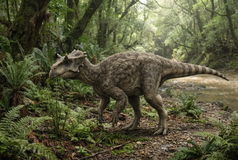 AI-made picture of Albalophosaurus