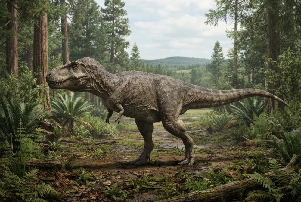 Albertosaurus, tehisaru joonistatud