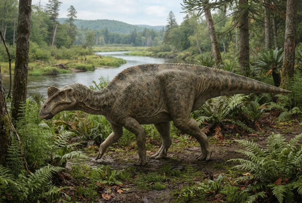Anasazisaurus, tehisaru joonistatud