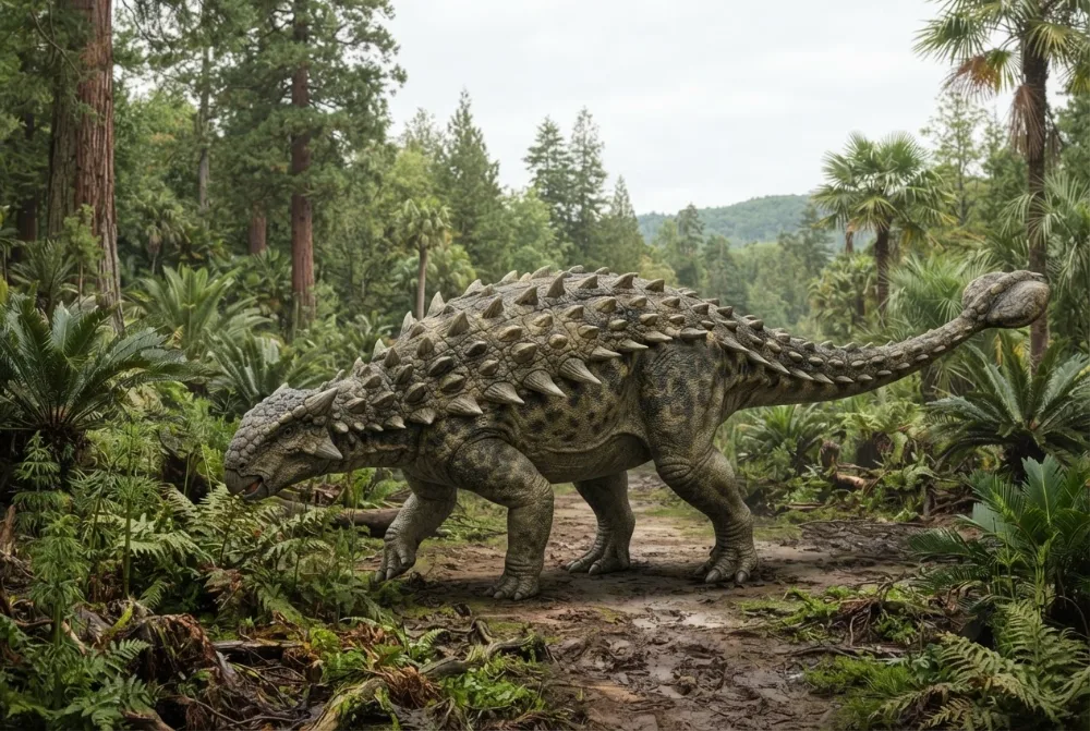 Anodontosaurus, tehisaru joonistatud