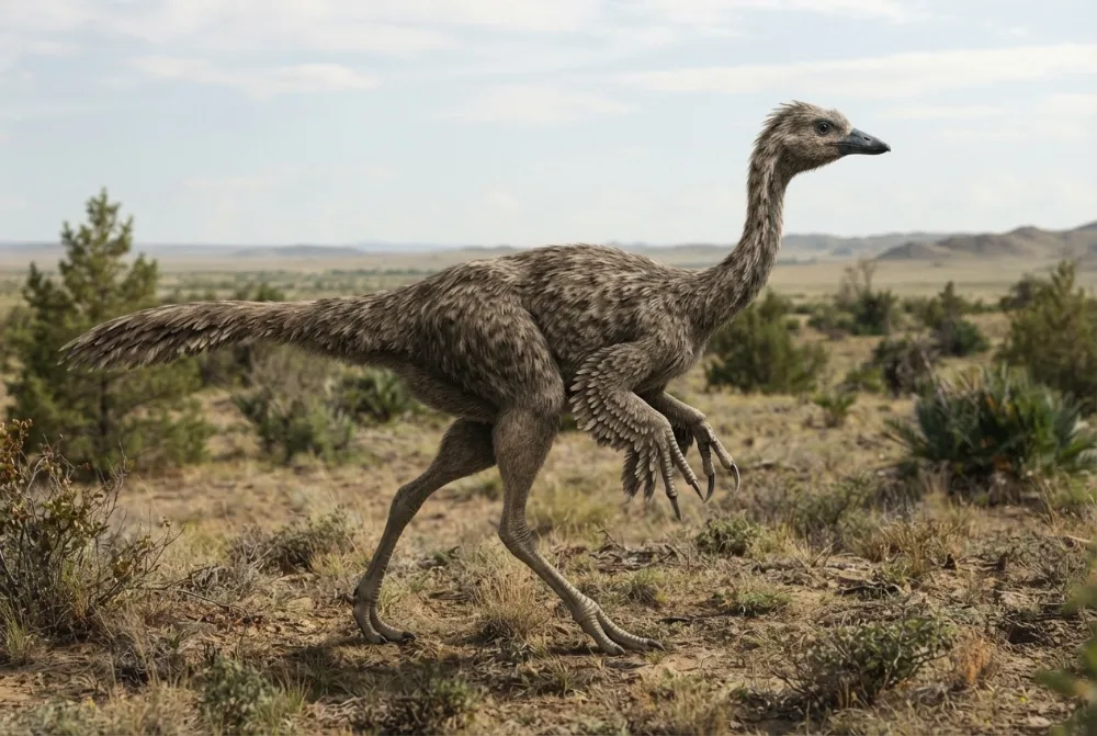 AI-made picture of Anserimimus