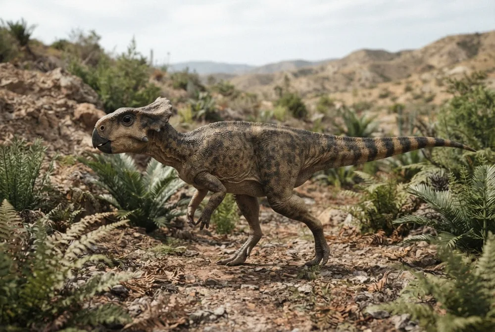 AI-made picture of Archaeoceratops