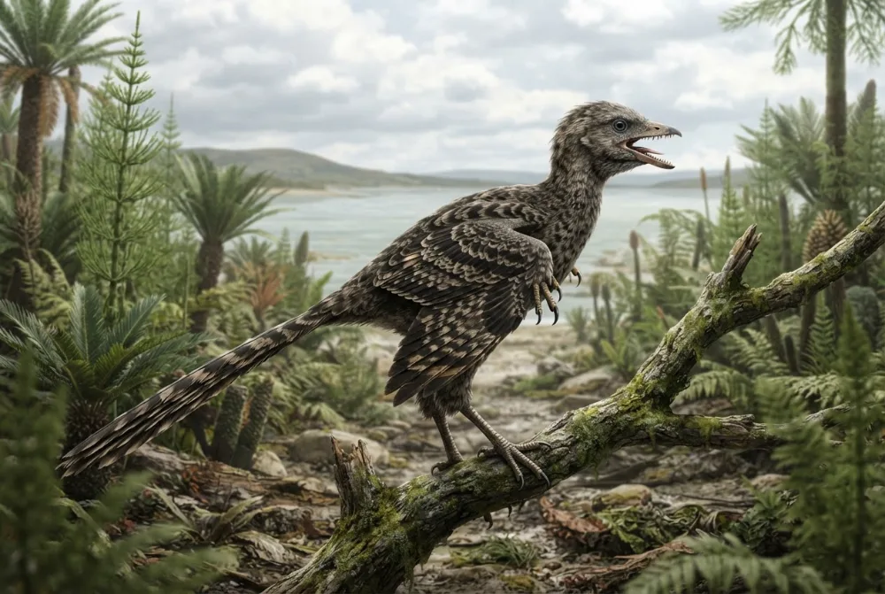 Archaeopteryx, tehisaru joonistatud