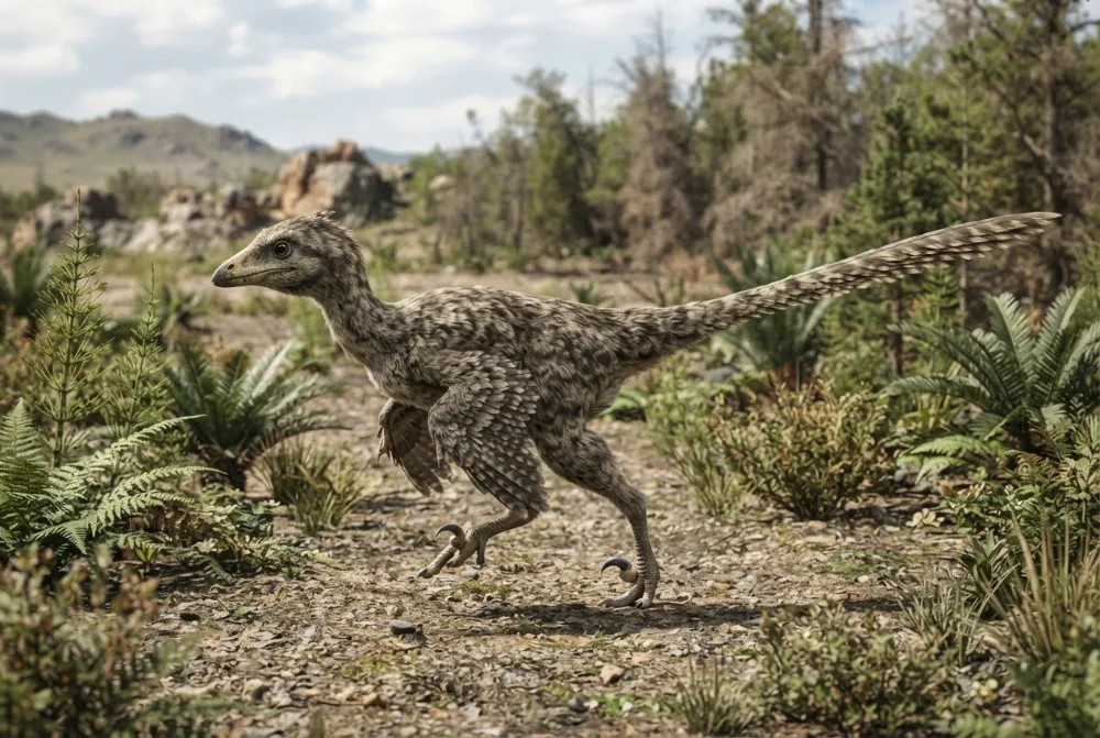 AI-made picture of Archaeornithoides