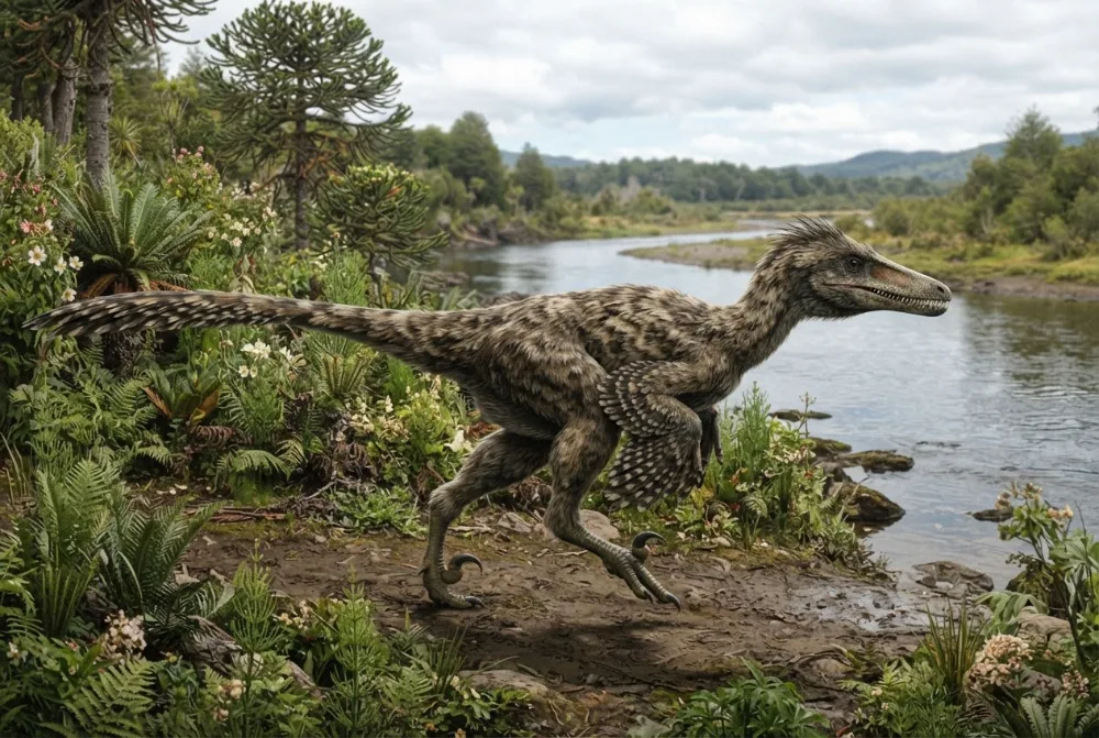 AI-made picture of Austroraptor