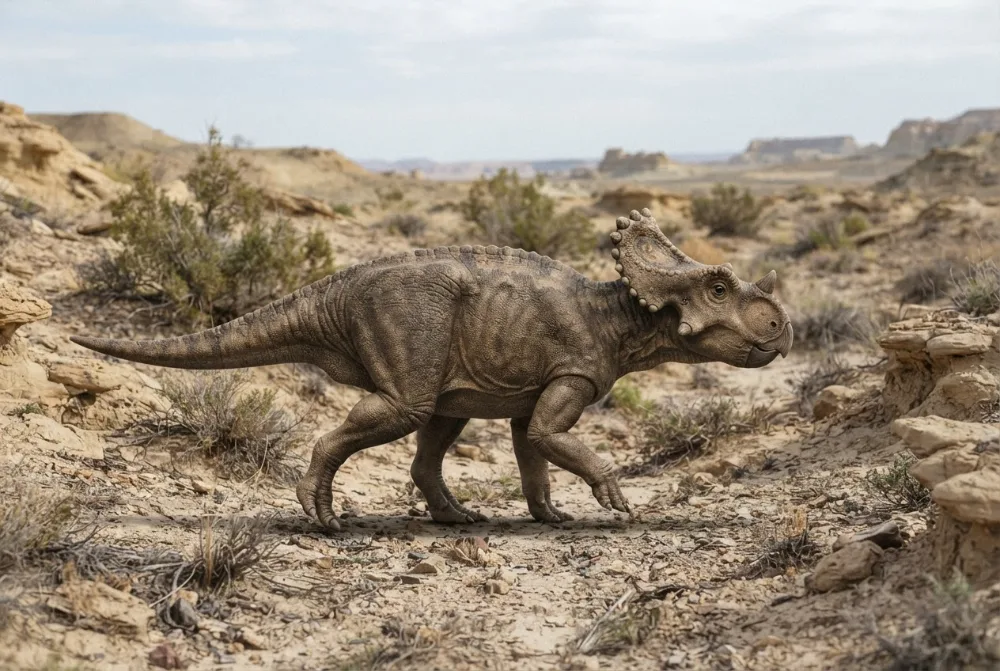 AI-made picture of Bagaceratops