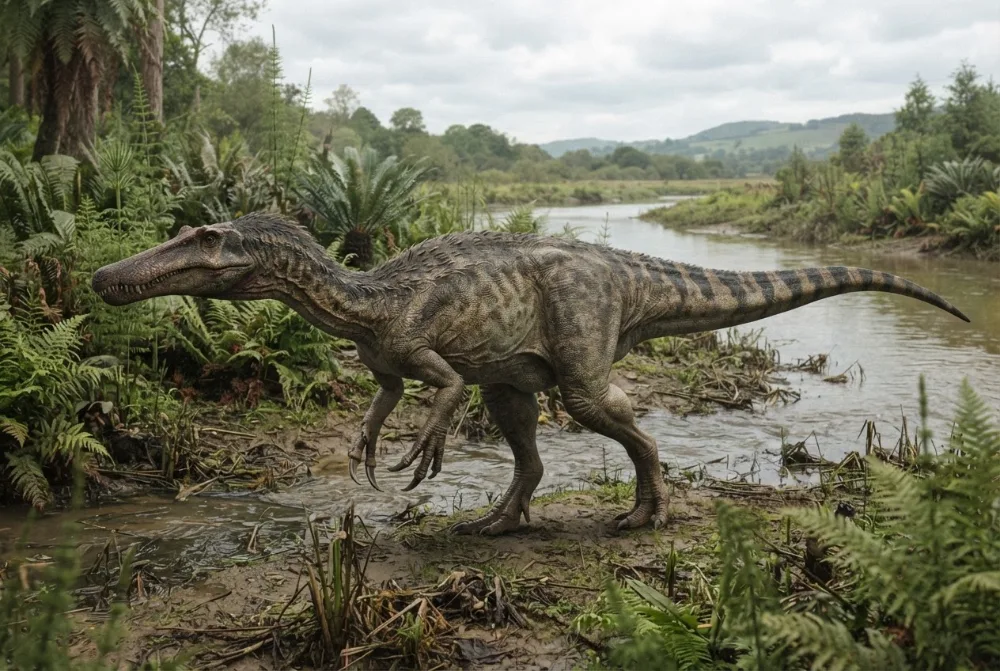 AI-billede af Baryonyx