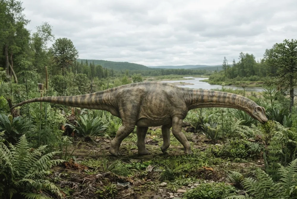 AI-made picture of Bellusaurus