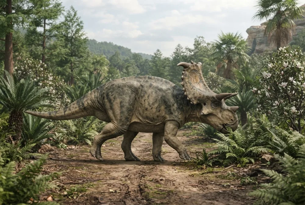 AI-made picture of Bisticeratops