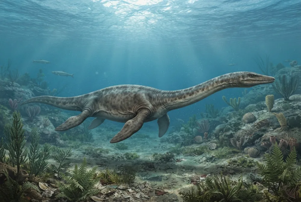 AI-made picture of Bobosaurus
