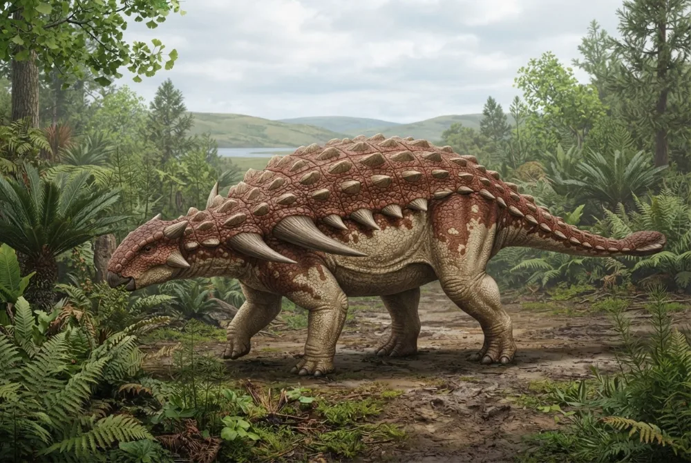 AI-made picture of Borealopelta