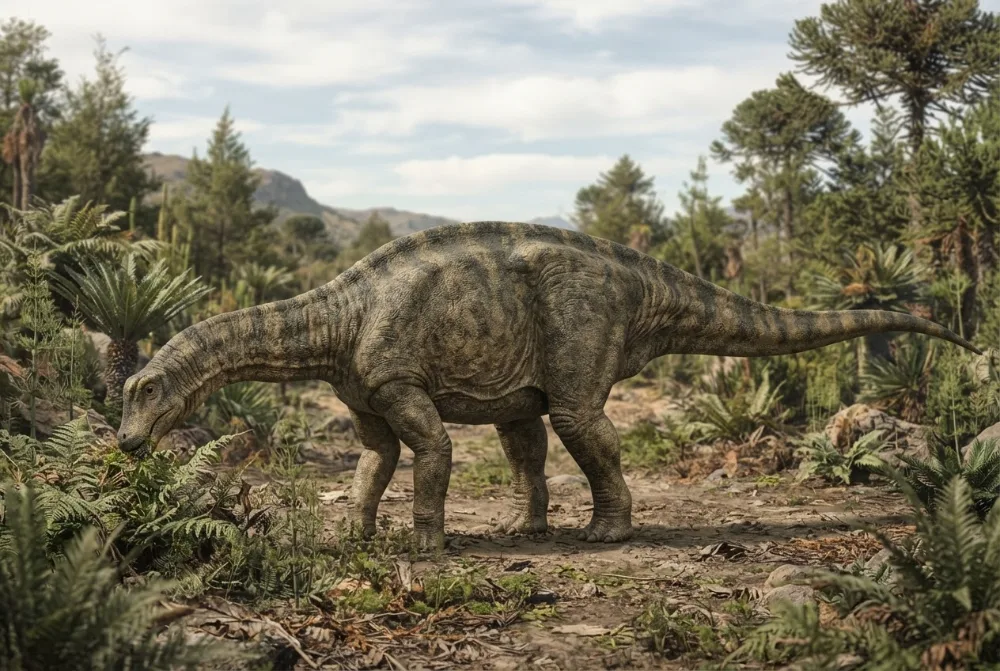 AI-made picture of Brachytrachelopan