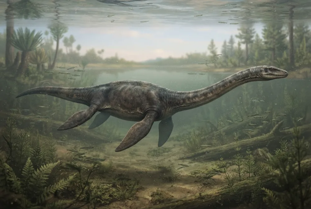 AI-made picture of Brancasaurus